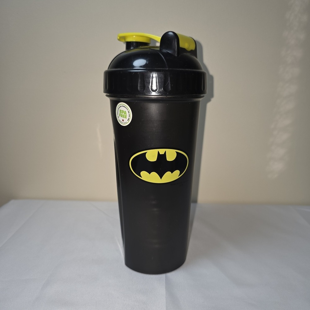 Perfect Shaker Brand‎ "Batman" Shaker Cup-BPA Free-28 Oz.-Mixer Wire-DC-EUC
